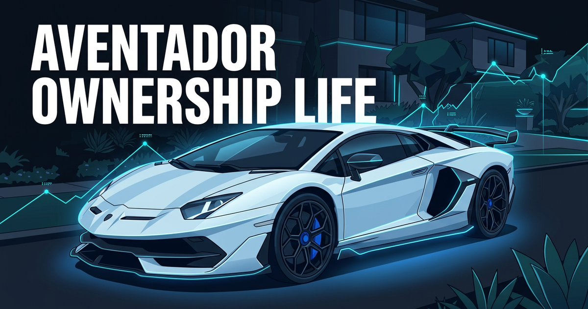 What Is It Like to Own a Lamborghini Aventador SVJ?